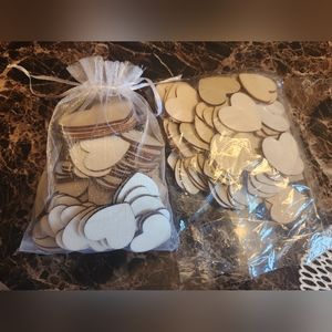 Wooden hearts